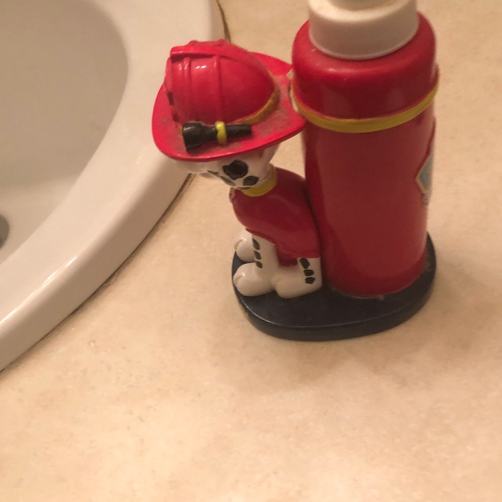 Firefighter Dog Toothbrush Holder - Picture 1 of 4
